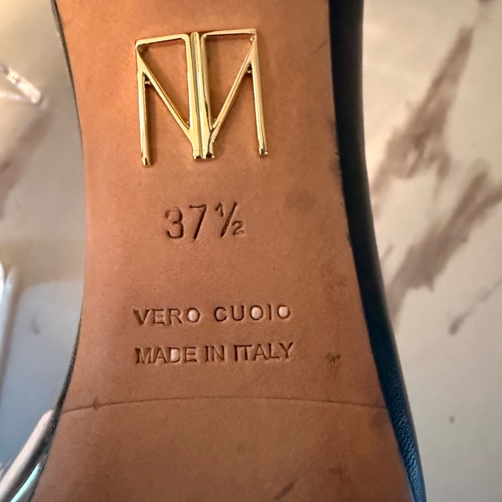 Tamara Mellon Siren 90 Black Pumps, EUC, Size 37-1/2 (US 7-1/2) - Picture 7 of 11